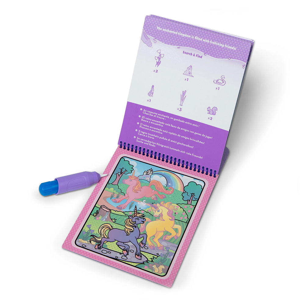 MELISSA AND DOUG - WATER WOW! - CARNET D'ACTIVITÉS RÉUTILISABLE - LICORNE