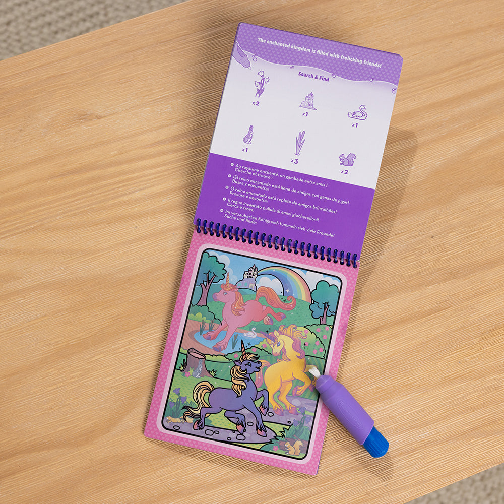MELISSA AND DOUG - WATER WOW! - CARNET D'ACTIVITÉS RÉUTILISABLE - LICORNE
