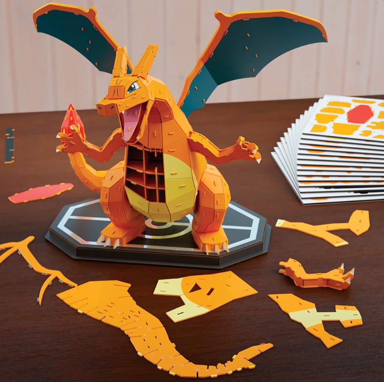 4D BUILD - POKÉMON - DRACAUFEU