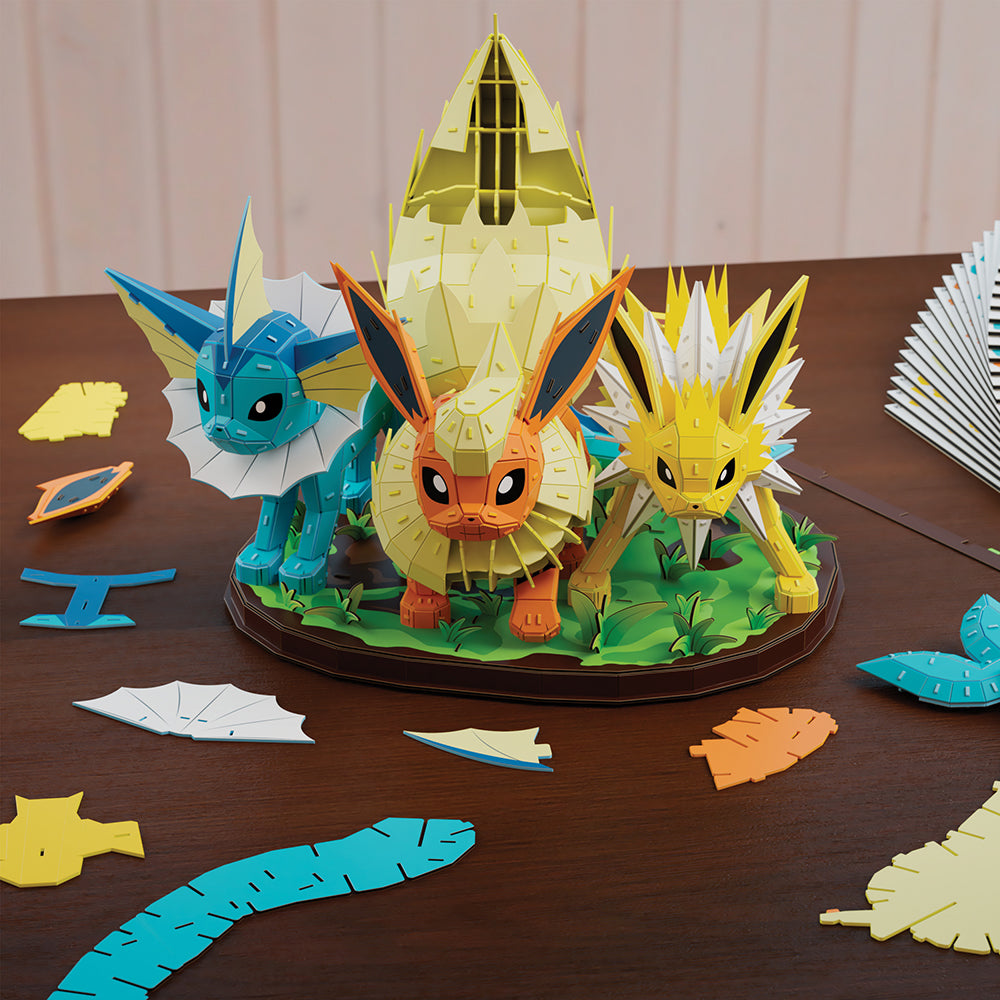 4D BUILD - POKÉMON - ÉVOLI TRIO D'ÉVOLUTION