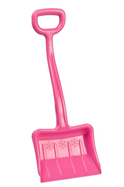 ERGONOMIC SNOW SHOVEL - PINK