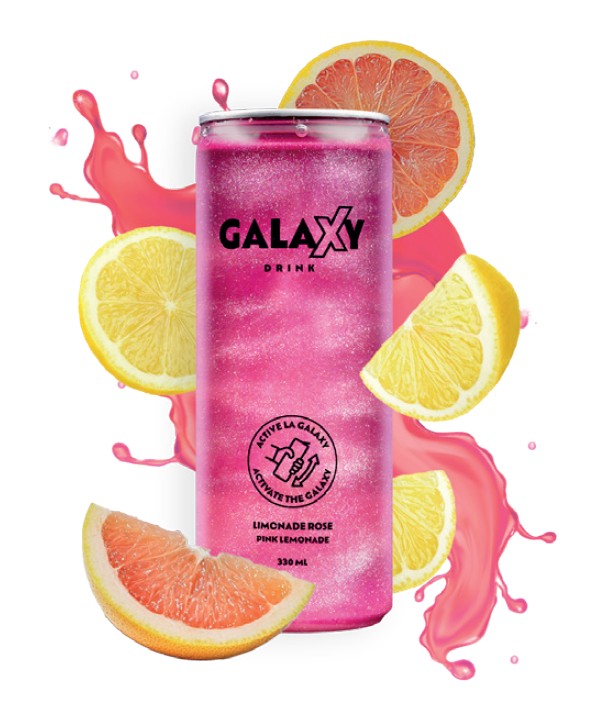 GALAXY DRINK - PINK LEMONADE CANS - 330 ML