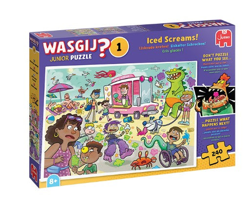 WASGIJ JUNIOR NO 1 CASSE-TÊTE 240 PIÈCES - CRIS GLACÉS! #70-00806