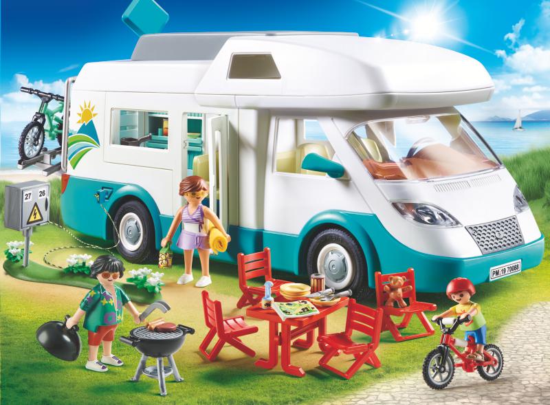 PLAYMOBIL FAMILY FUN - FAMILLE ET CAMPING-CAR #70088