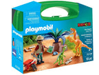 PLAYMOBIL DINOS - EXPLORER AND DINOSAURS CARRY CASE #70108