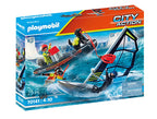 PLAYMOBIL CITY ACTION - RESCUE BOAT WITH SURFER #70141