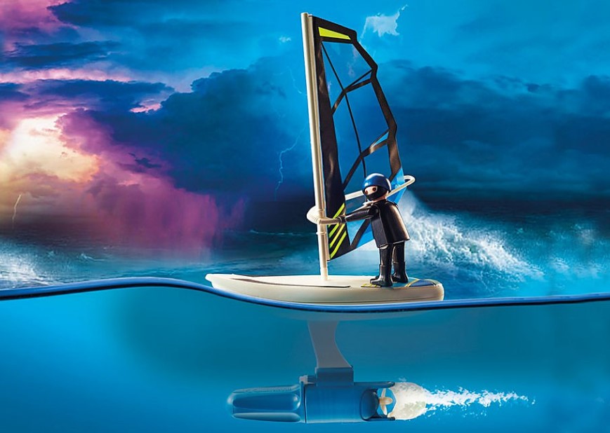 PLAYMOBIL CITY ACTION - RESCUE BOAT WITH SURFER #70141