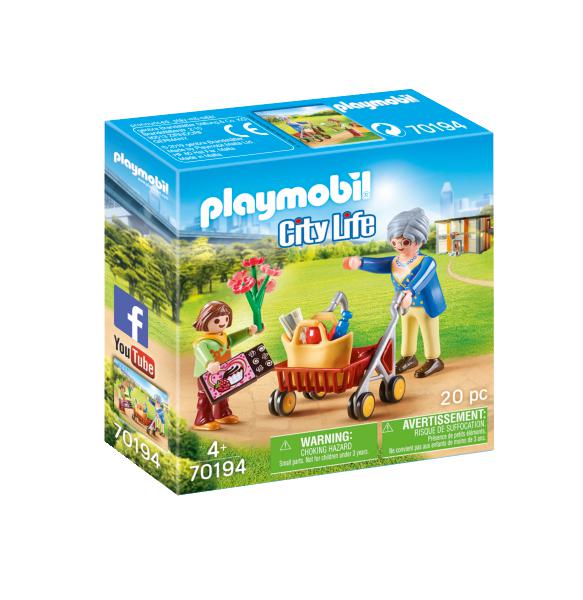 PLAYMOBIL - PETITE FILLE ET GRAND-MERE #70194