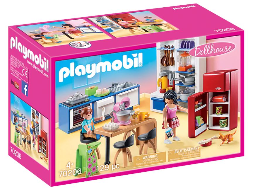 PLAYMOBIL DOLLHOUSE - CUISINE FAMILIALE #70206