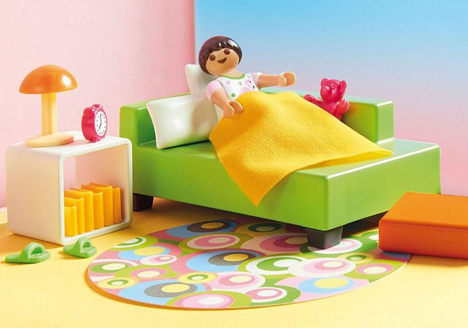 PLAYMOBIL DOLLHOUSE - CHAMBRE ENFANT AVEC CANAPÉ-LIT #70209