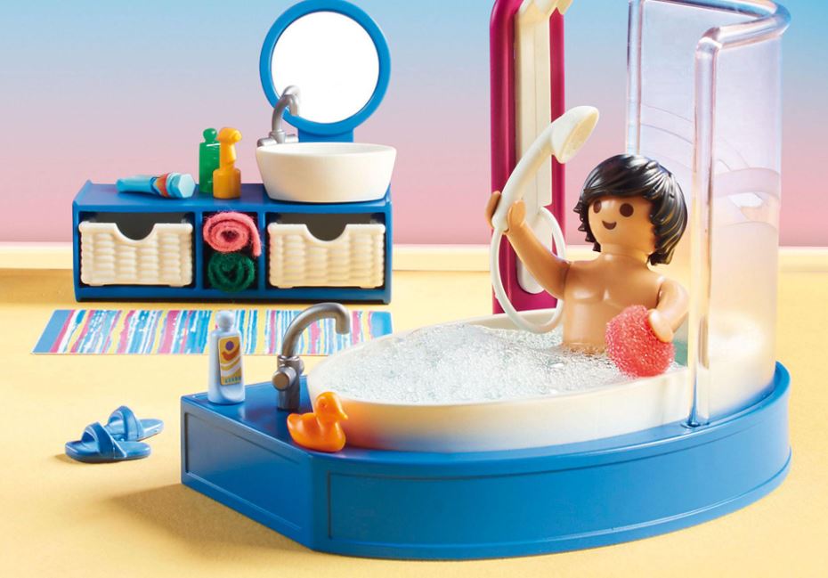 PLAYMOBIL DOLLHOUSE - SALLE DE BAIN AVEC BAIGNOIRE #70211