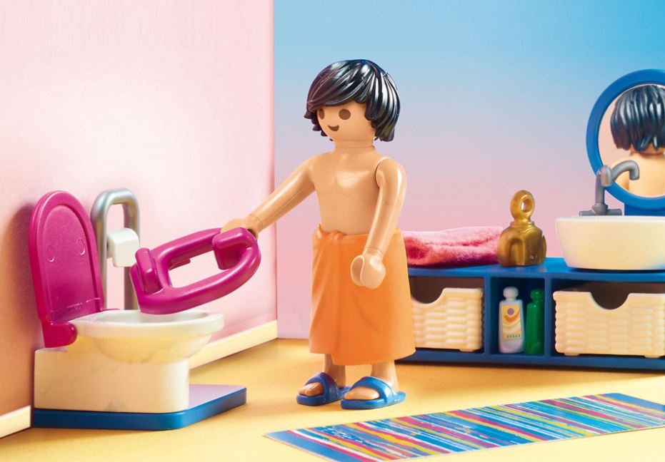 PLAYMOBIL DOLLHOUSE - SALLE DE BAIN AVEC BAIGNOIRE #70211