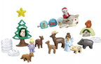 PLAYMOBIL JUNIOR - CALENDRIER DE L'AVENT - PÈRE NOËL ET ANIMAUX DE LA FORÊT #70297