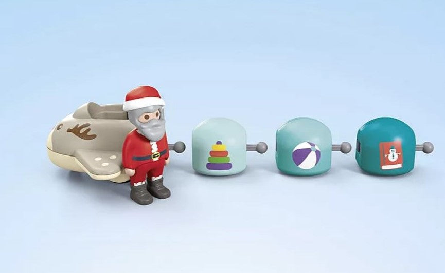 PLAYMOBIL JUNIOR - CALENDRIER DE L'AVENT - PÈRE NOËL ET ANIMAUX DE LA FORÊT #70297