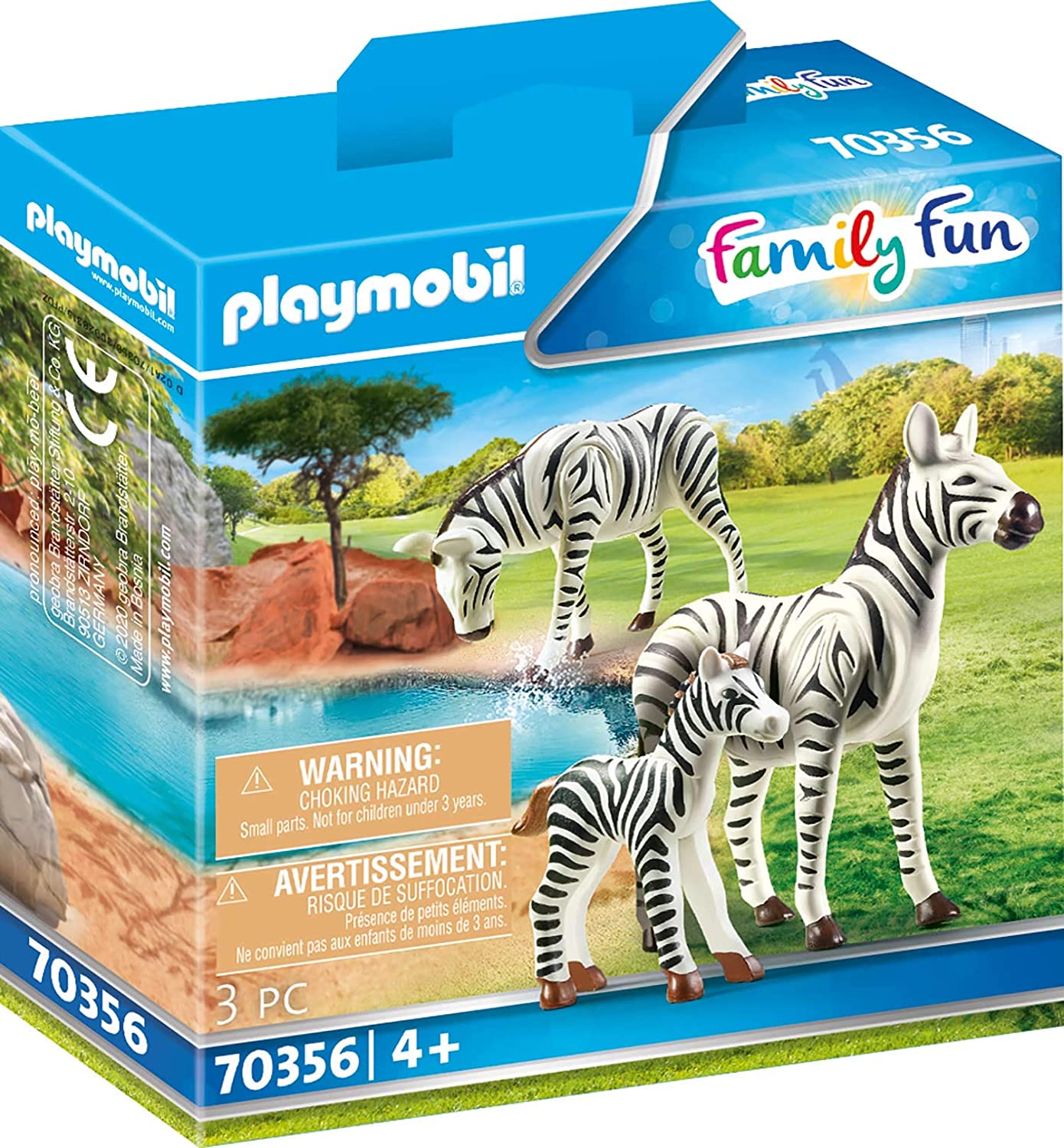PLAYMOBIL ZEBRA FAMILY #70356