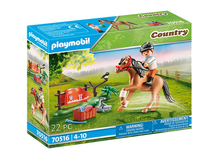 PLAYMOBIL COUNTRY - CAVALIER ET PONEY CONNEMARA #70516