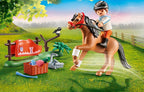 PLAYMOBIL COUNTRY - CAVALIER ET PONEY CONNEMARA #70516