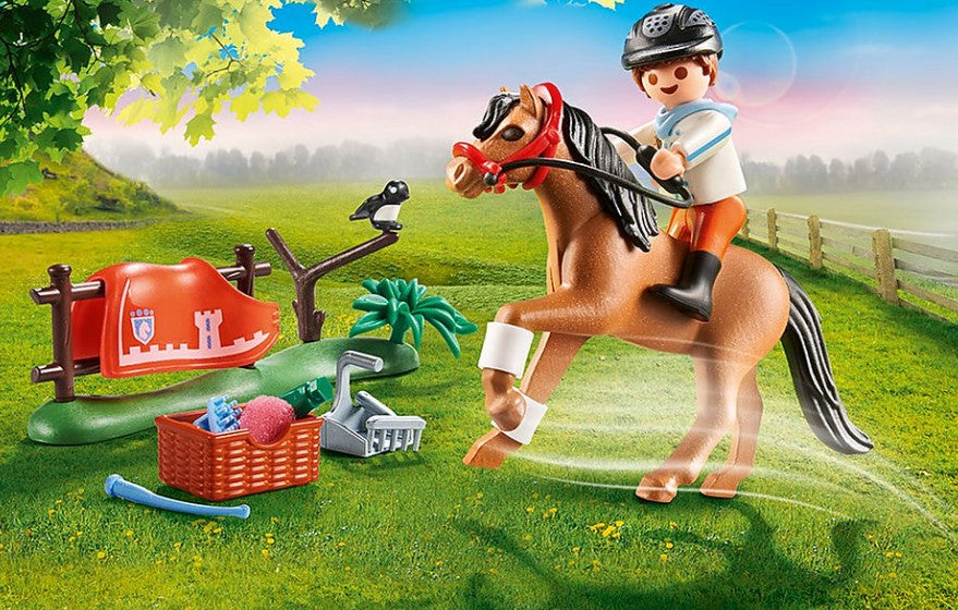 PLAYMOBIL COUNTRY - CAVALIER ET PONEY CONNEMARA #70516