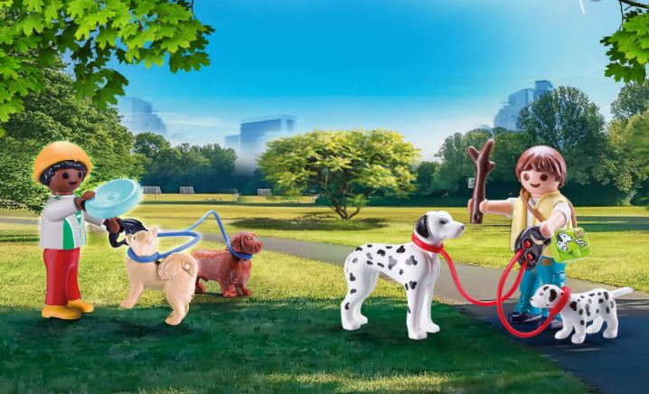 PLAYMOBIL CITY LIFE - CHILDREN & DOGS CARRY CASE #70530