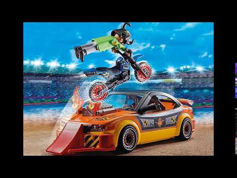 PLAYMOBIL - STUNTSHOW VOITURE CRASH TEST AVEC MANNEQUIN #70551