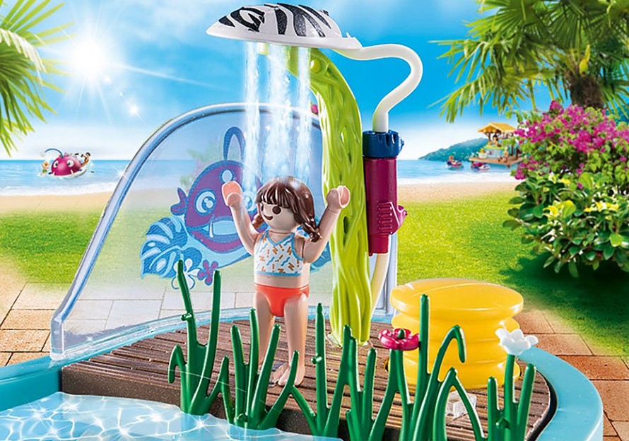 PLAYMOBIL FAMILY FUN - PETITE PISCINE AVEC JET D'EAU #70610