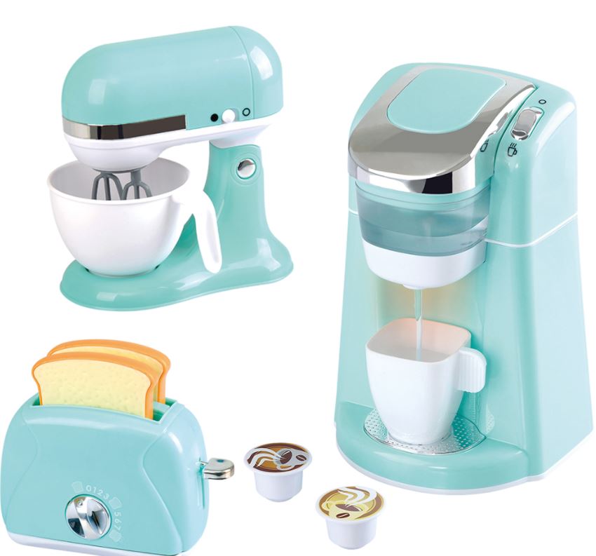 PLAYGO - TRIO D'APPAREILS DE CUISINE CHIC BLEU