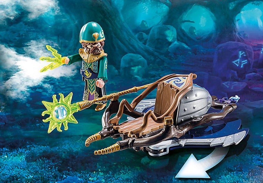 PLAYMOBIL - VIOLET VALE - MAGICIEN VOLANT #70749