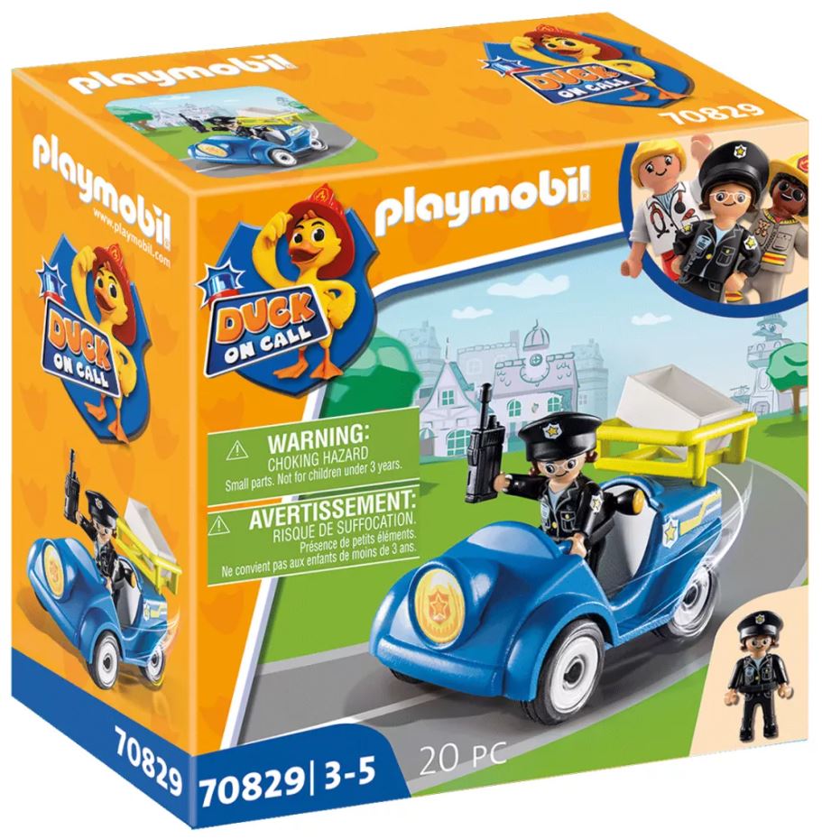 PLAYMOBIL DUCK ON CALL - D.O.C POLICE BUGGY #70829
