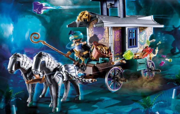 PLAYMOBIL NOVELMORE - VIOLET VALE - MERCHANT WITH CART #70903