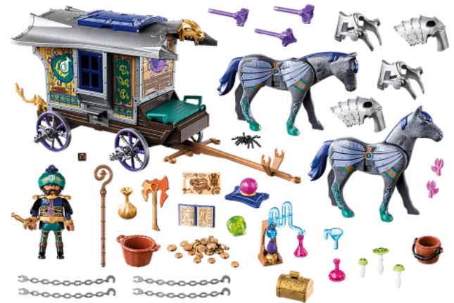 PLAYMOBIL NOVELMORE - VIOLET VALE - MERCHANT WITH CART #70903