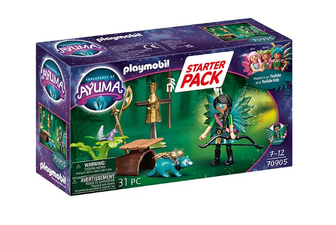 PLAYMOBIL AYUMA - STARTER PACK KNIGHT FAIRY WITH RACCOON #70905