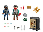 PLAYMOBIL CITY ACTION - STARTER PACK POLICIER AVEC CAMBRIOLEUR DE COFFRE-FORT #70908