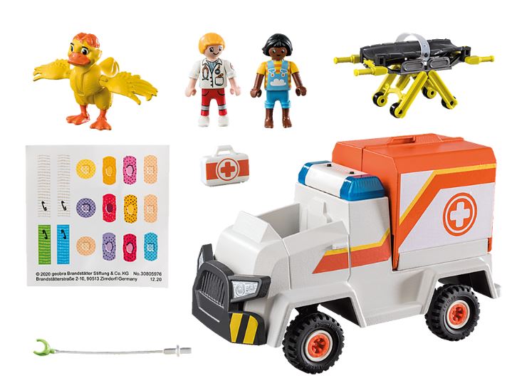 PLAYMOBIL DUCK ON CALL - EMERGENCY VEHICLE #70916