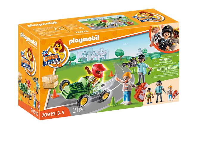 PLAYMOBIL DUCK ON CALL - SECOURISTE ET PILOTE #70919