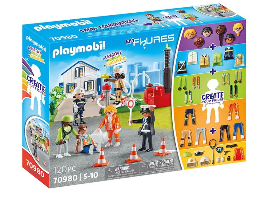 PLAYMOBIL MY FIGURES - SECOURISTES #70980