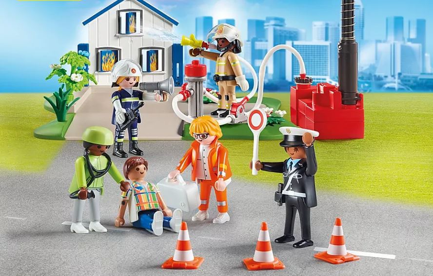 PLAYMOBIL MY FIGURES - SECOURISTES #70980
