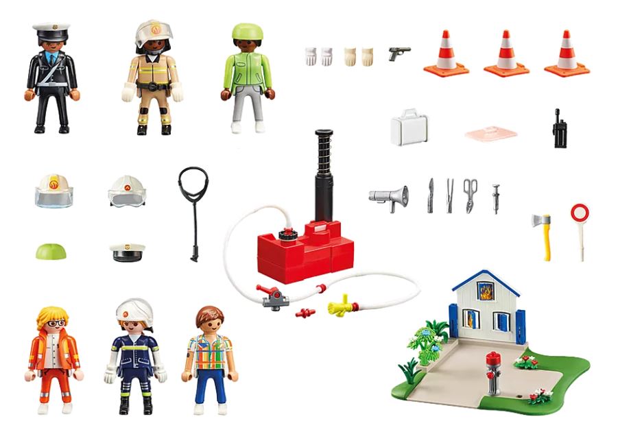 PLAYMOBIL MY FIGURES - SECOURISTES #70980