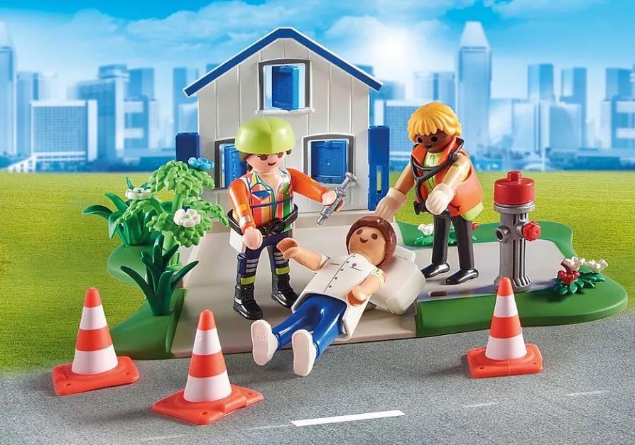 PLAYMOBIL MY FIGURES - SECOURISTES #70980