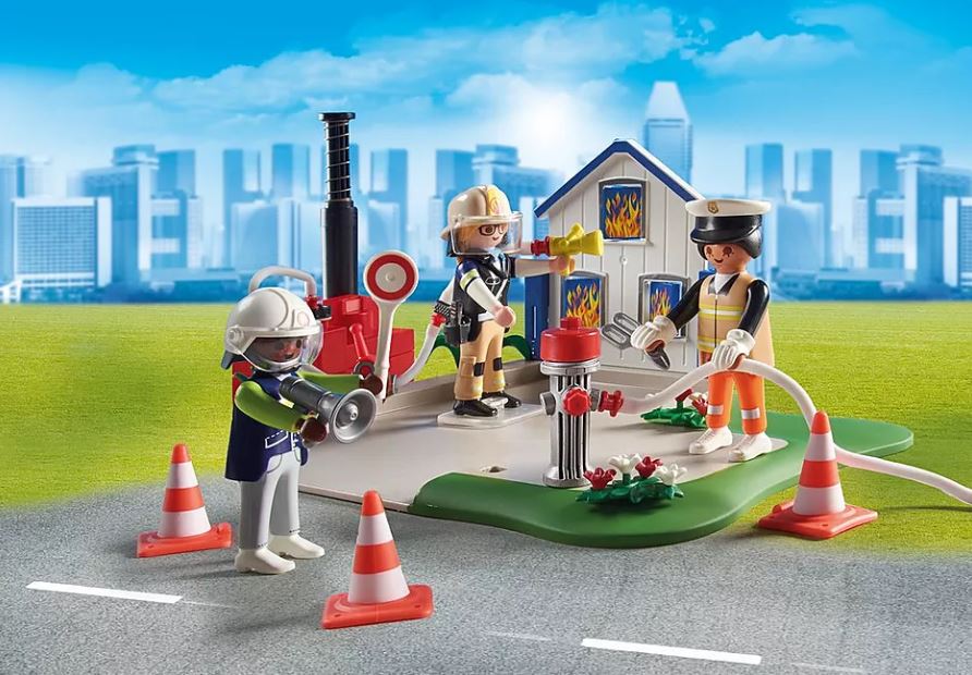 PLAYMOBIL MY FIGURES - SECOURISTES #70980