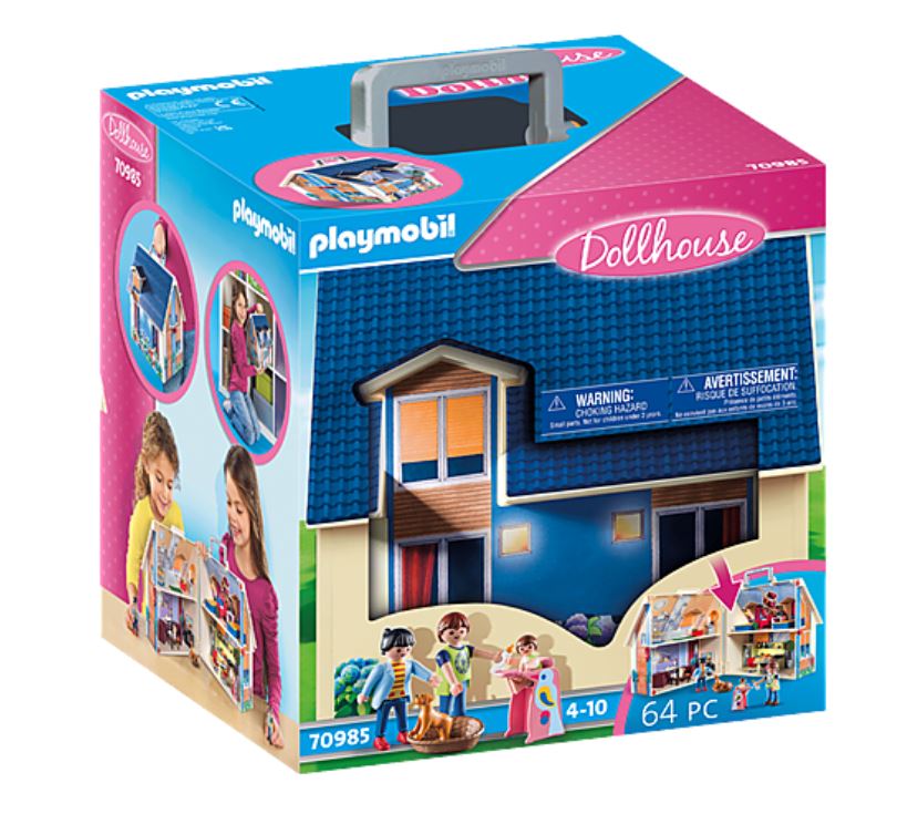 PLAYMOBIL DOLLHOUSE - MAISON TRANSPORTABLE #70985