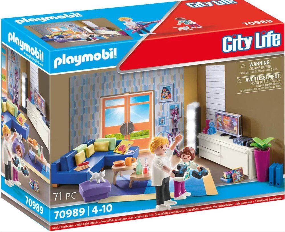 PLAYMOBIL CITY LIFE - SALON AMÉNAGÉ #70989