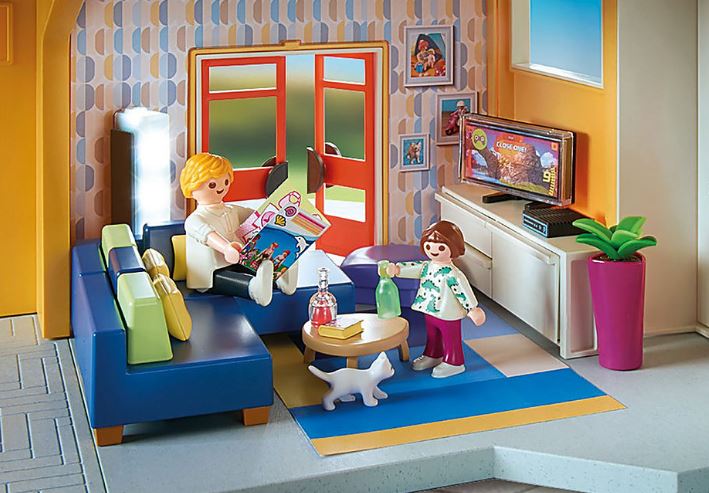 PLAYMOBIL CITY LIFE - SALON AMÉNAGÉ #70989