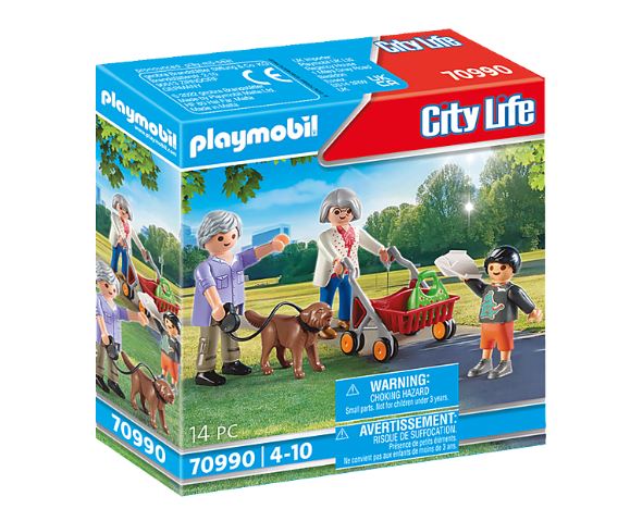PLAYMOBIL CITY LIFE - GRANDPARENTS WITH GRANDSON #70990