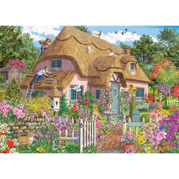 FALCON JIGSAW PUZZLE 1000 PIECES - THATCHED COTTAGE (THE COTTAGE) #71-11380