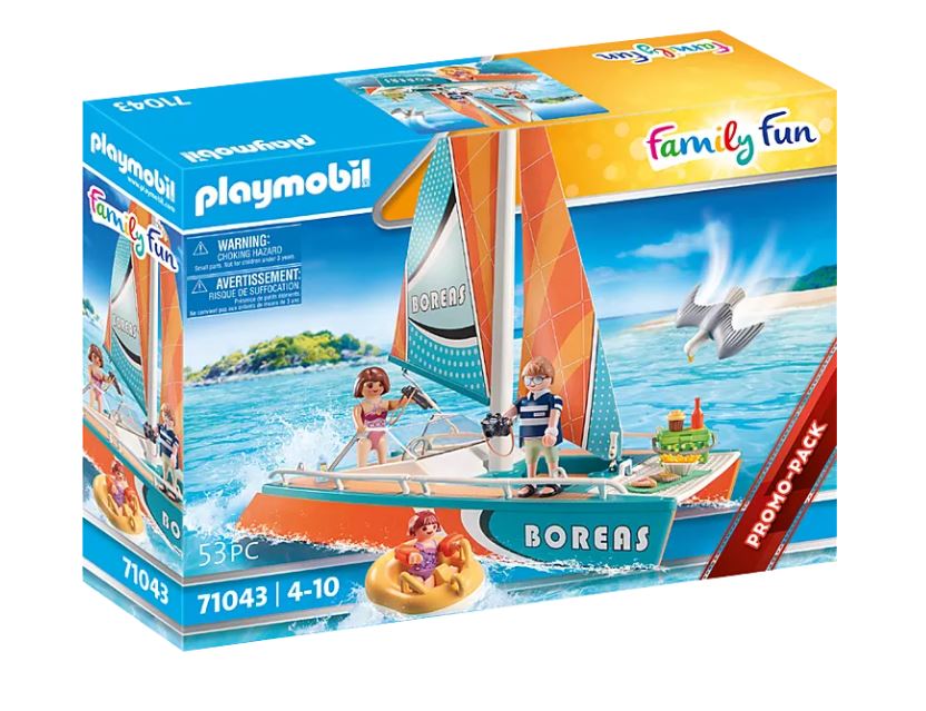 PLAYMOBIL FAMILY FUN - CATAMARAN PROMO-PACK #71043