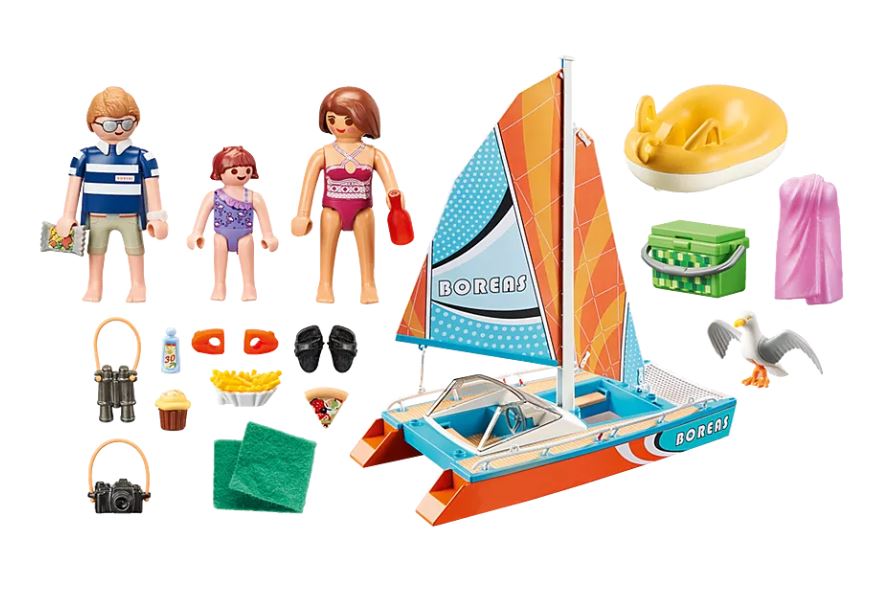 PLAYMOBIL FAMILY FUN - CATAMARAN PROMO-PACK #71043