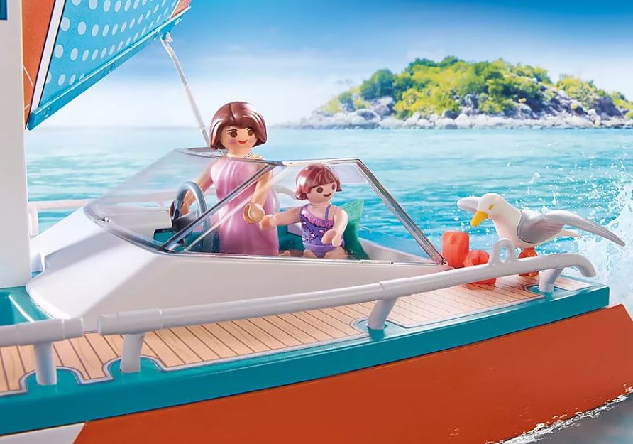 PLAYMOBIL FAMILY FUN - CATAMARAN PROMO-PACK #71043