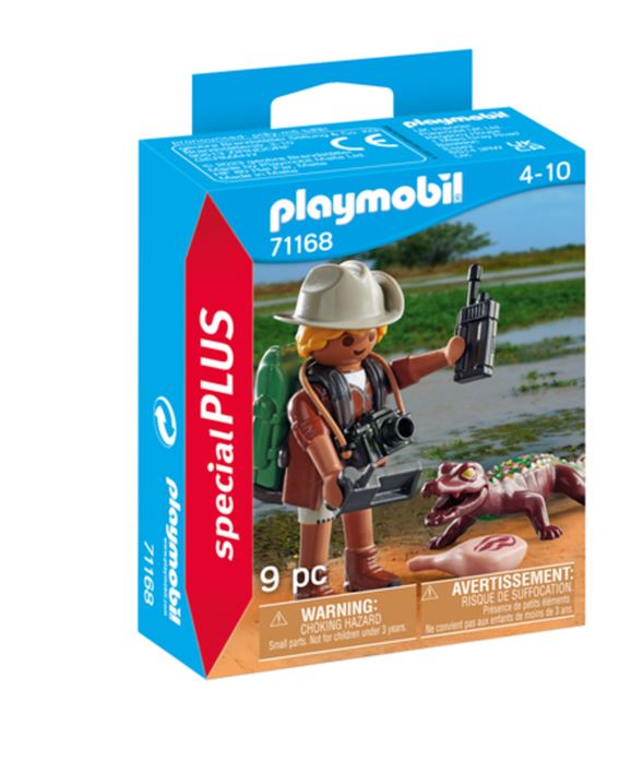 *** PLAYMOBIL SPECIAL PLUS - EXPLORATEUR ET ALLIGATOR #71168