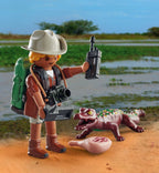 *** PLAYMOBIL SPECIAL PLUS - EXPLORATEUR ET ALLIGATOR #71168