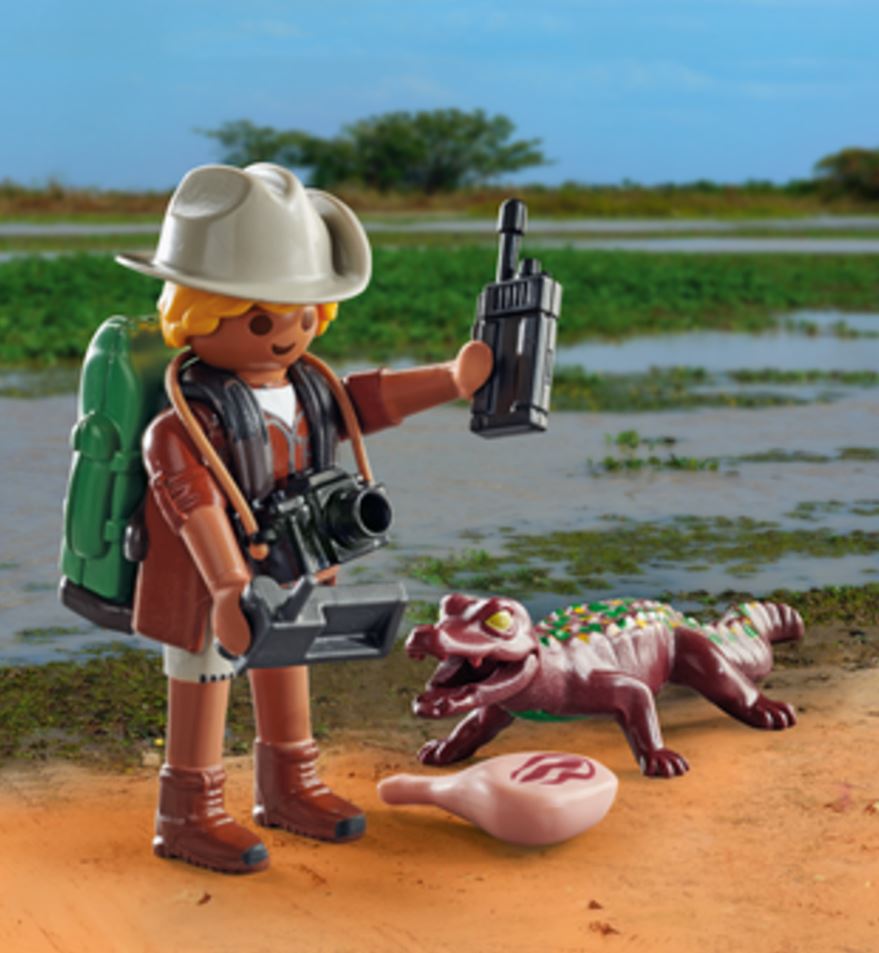 *** PLAYMOBIL SPECIAL PLUS - EXPLORATEUR ET ALLIGATOR #71168